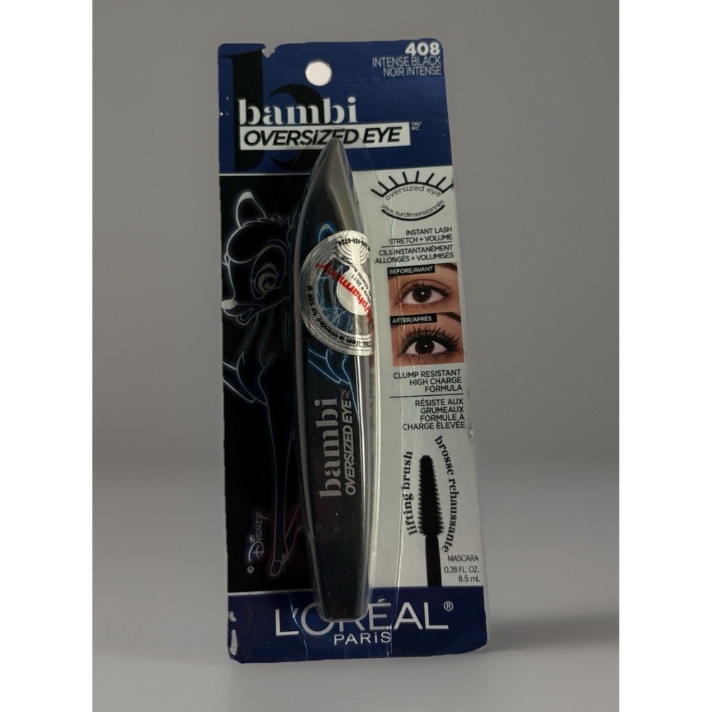 Loreal Bambi Oversized Eye Mascara #408 INTENSE BLACK